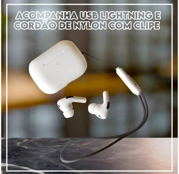 Fone de Ouvido Bluetooth com Case Carregador Touch - Image 2